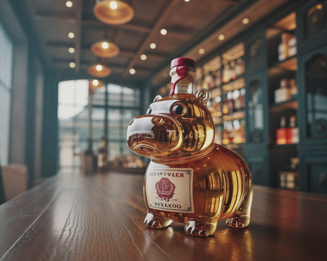 Hippopotamus Edition Whisky Bottle