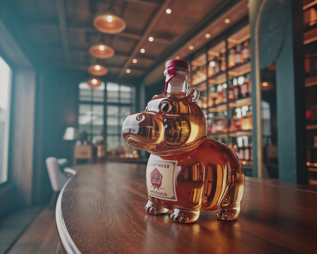 Hippopotamus Edition Whisky Bottle