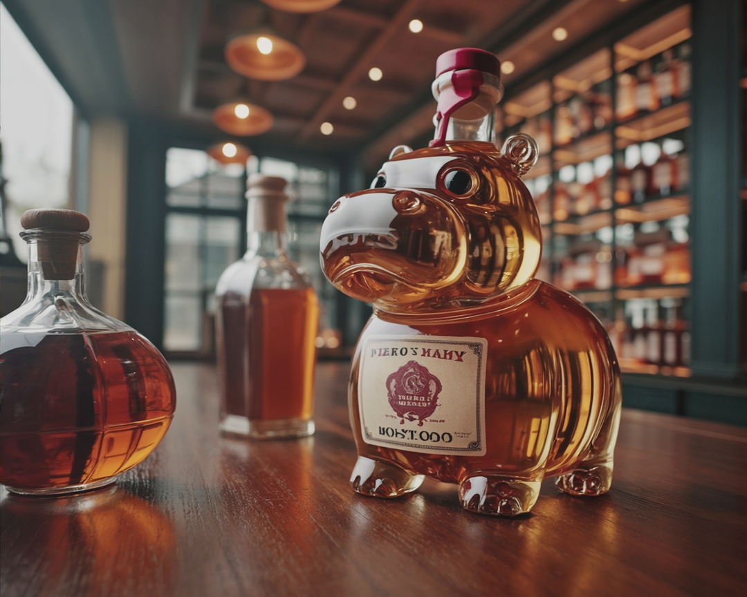 Hippopotamus Edition Whisky Bottle