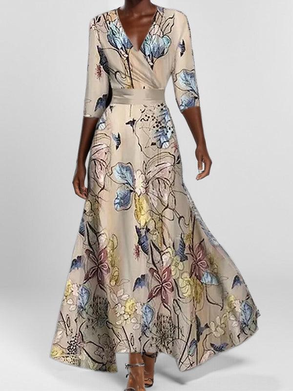 Mathilda | Elegantes Maxi-Midikleid Set für Glamour an der Küste