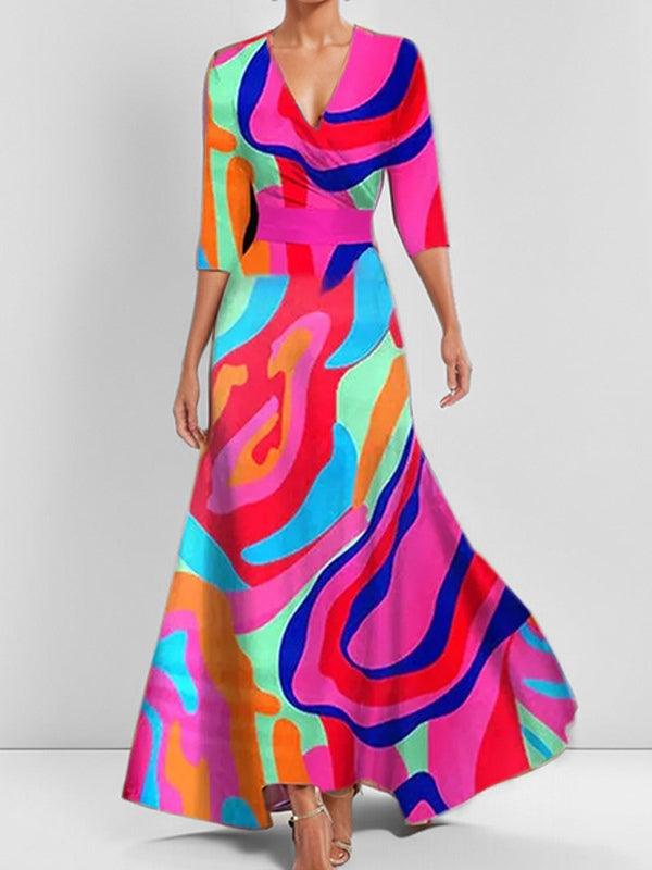 Mathilda | Elegantes Maxi-Midikleid Set für Glamour an der Küste