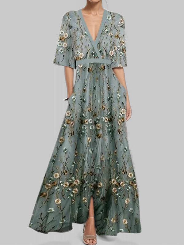 Mathilda | Elegantes Maxi-Midikleid Set für Glamour an der Küste