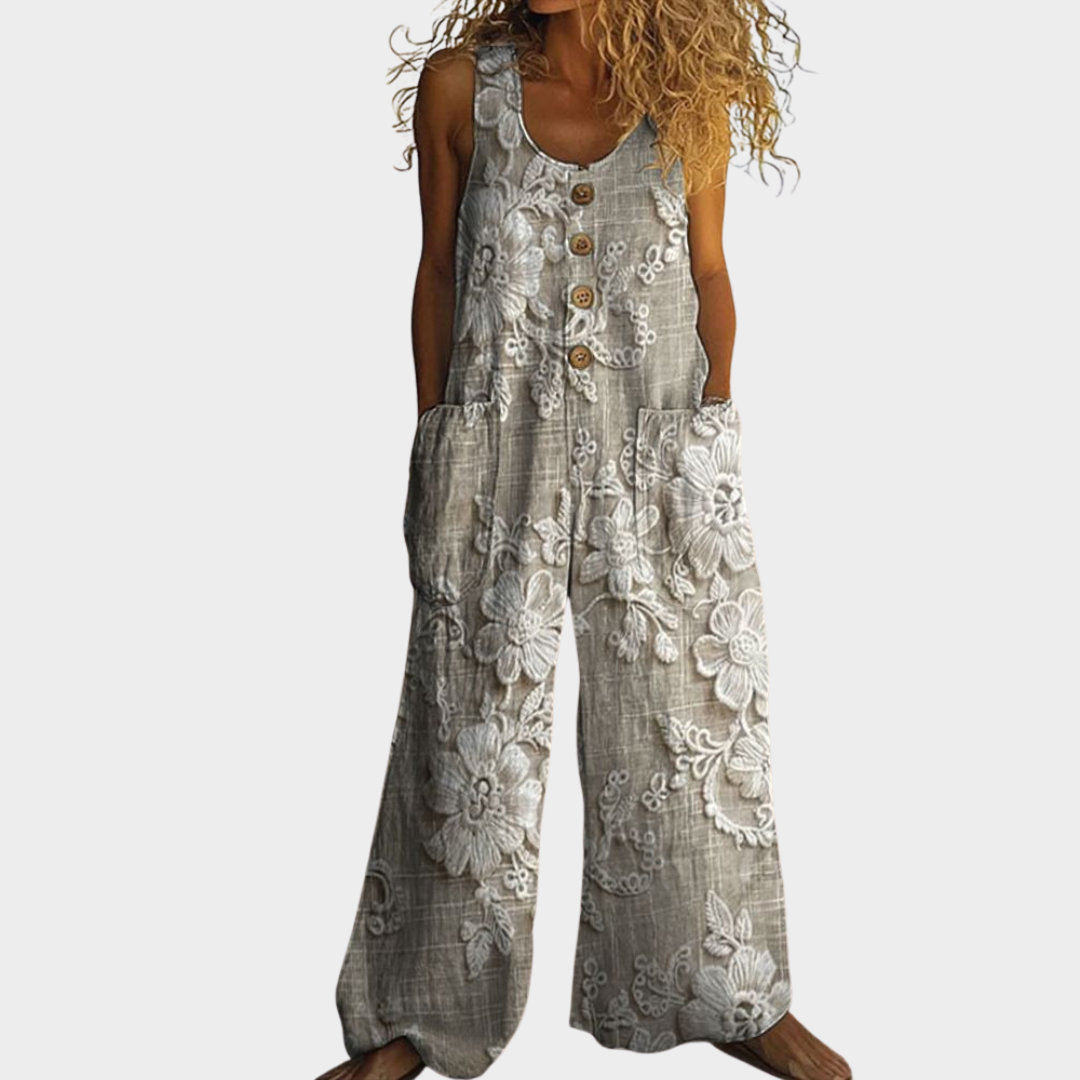 Liesel-Marie | Eleganter bedruckter Jumpsuit