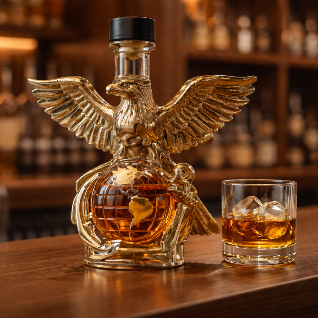 Adler-Edition Whisky-Flasche