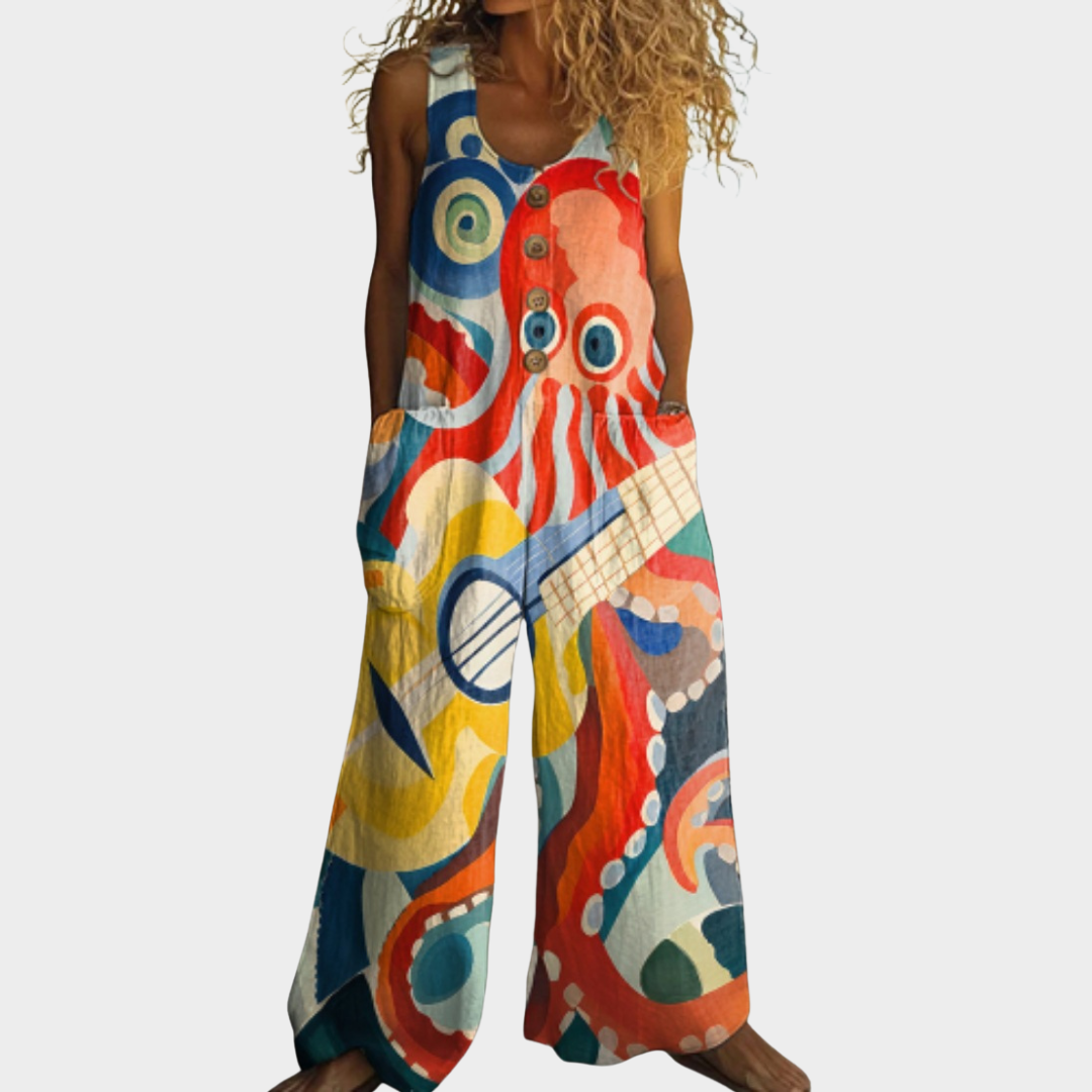 Nike | Eleganter bedruckter Jumpsuit