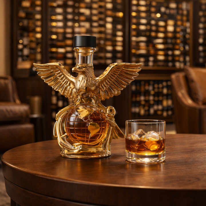 Adler-Edition Whisky-Flasche