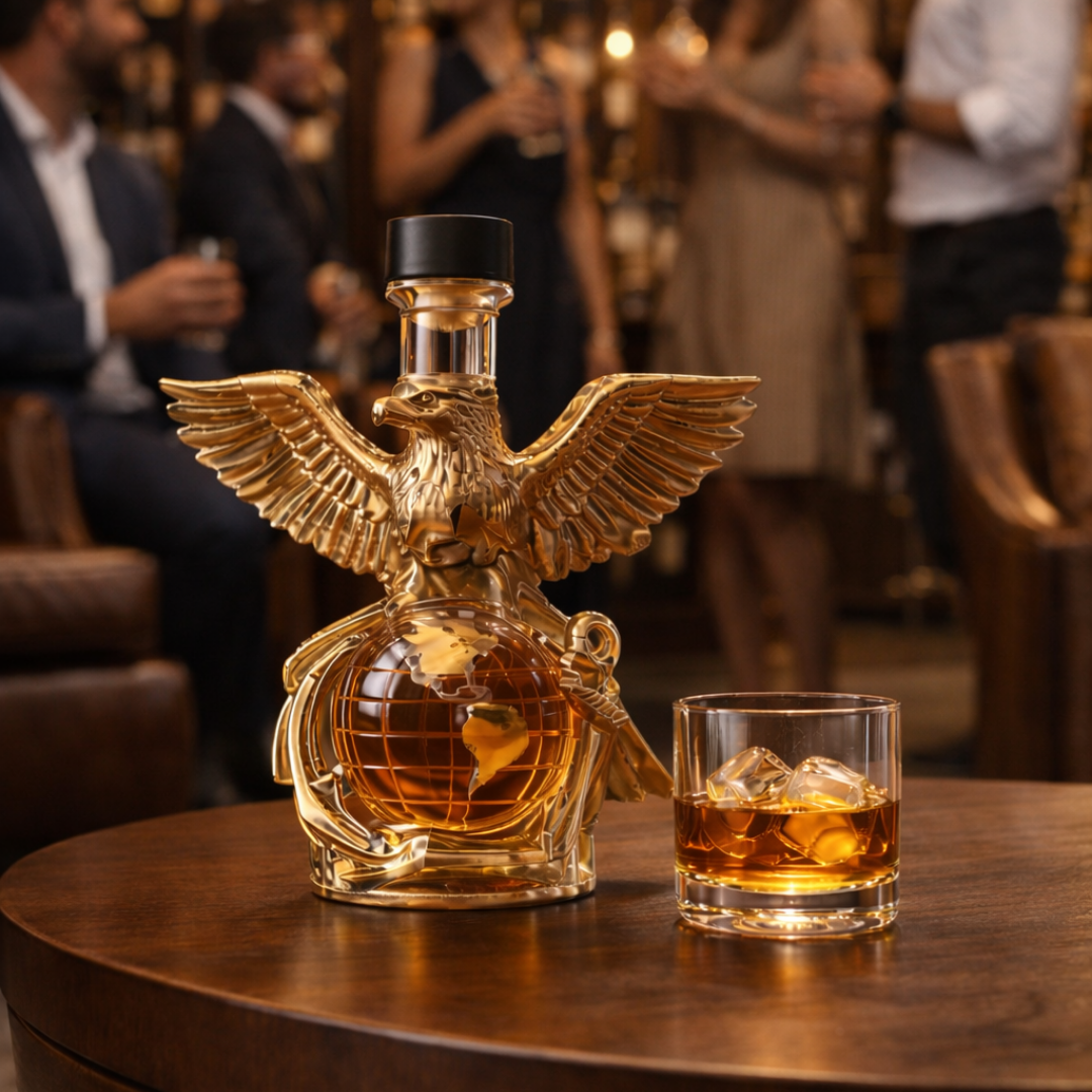 Adler-Edition Whisky-Flasche
