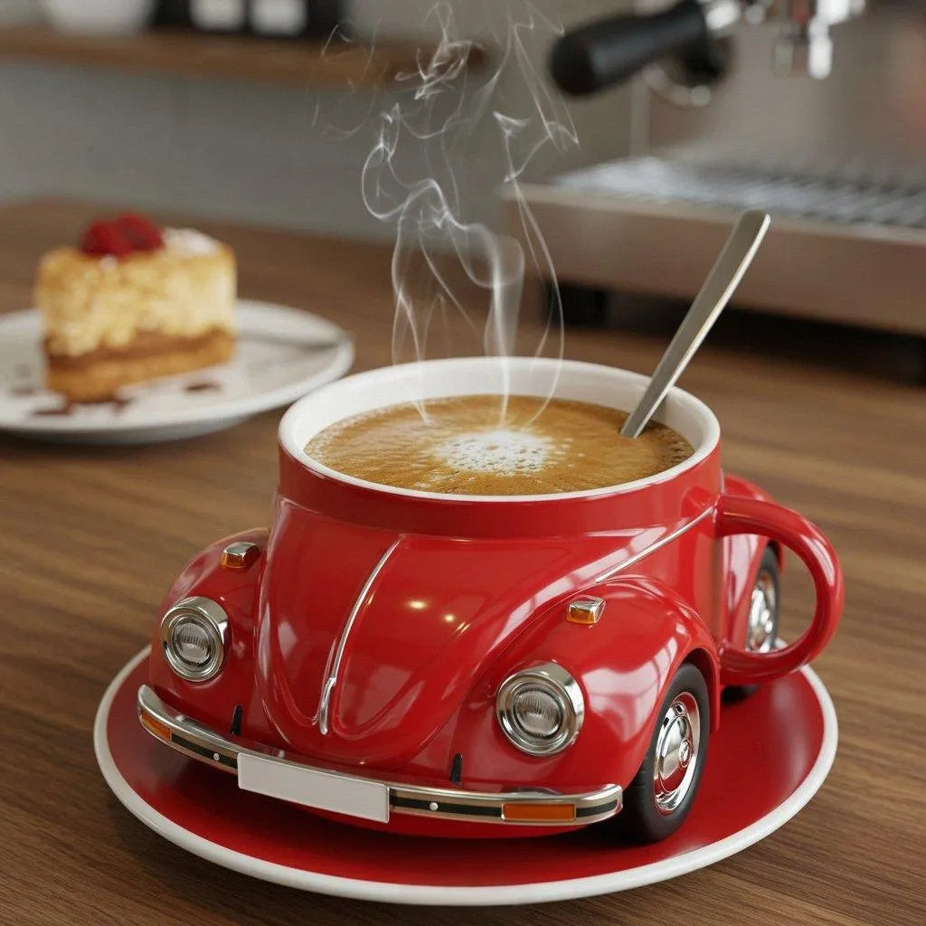 Kaffeetasse im Käferdesign