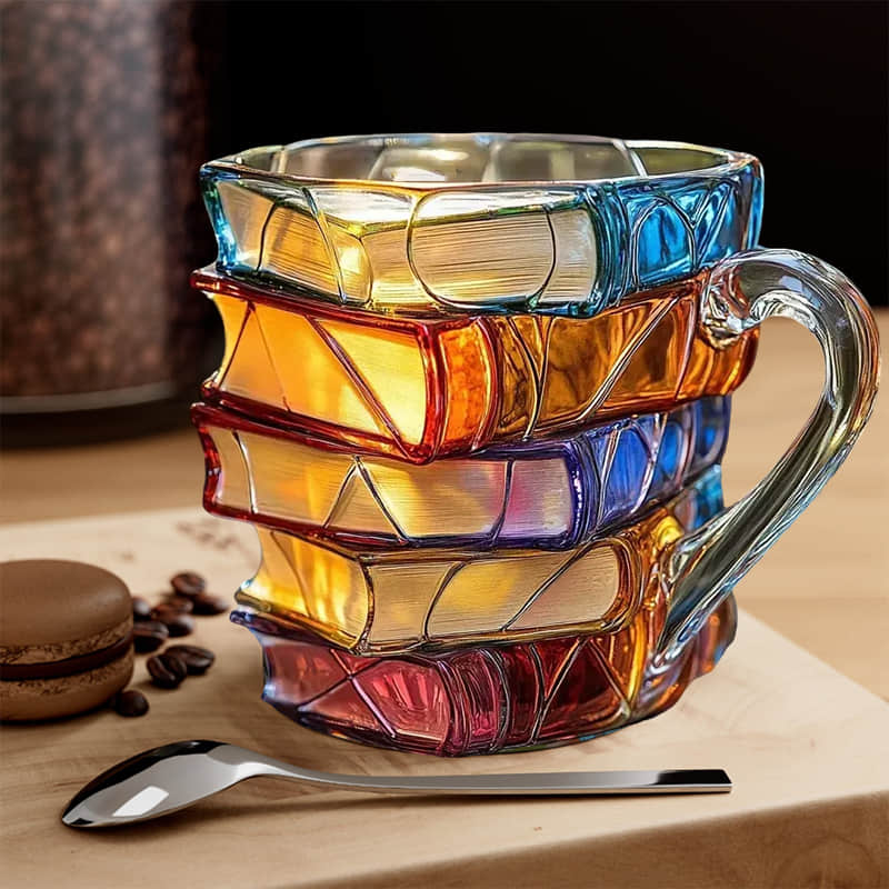 3D-Becher für Buchliebhaber