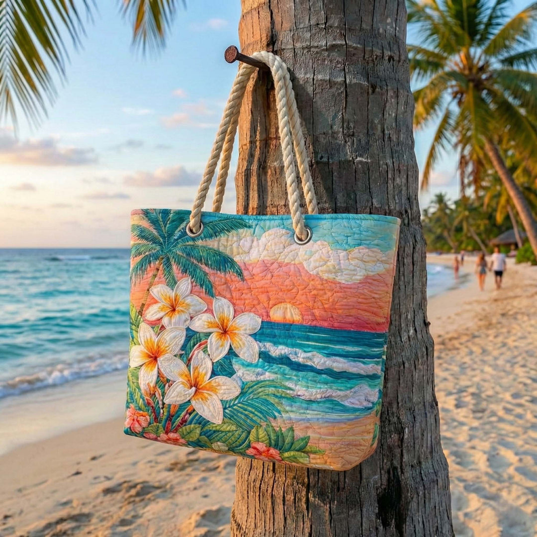 Handcrafted Beach Bag | Tropical Vibes