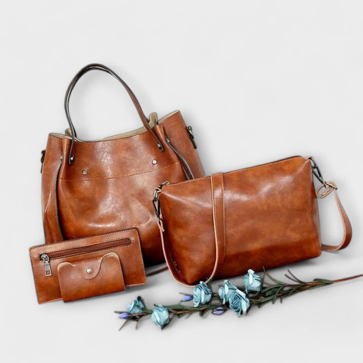 Ida | 4-teiliges Vintage-Handtaschen-Set