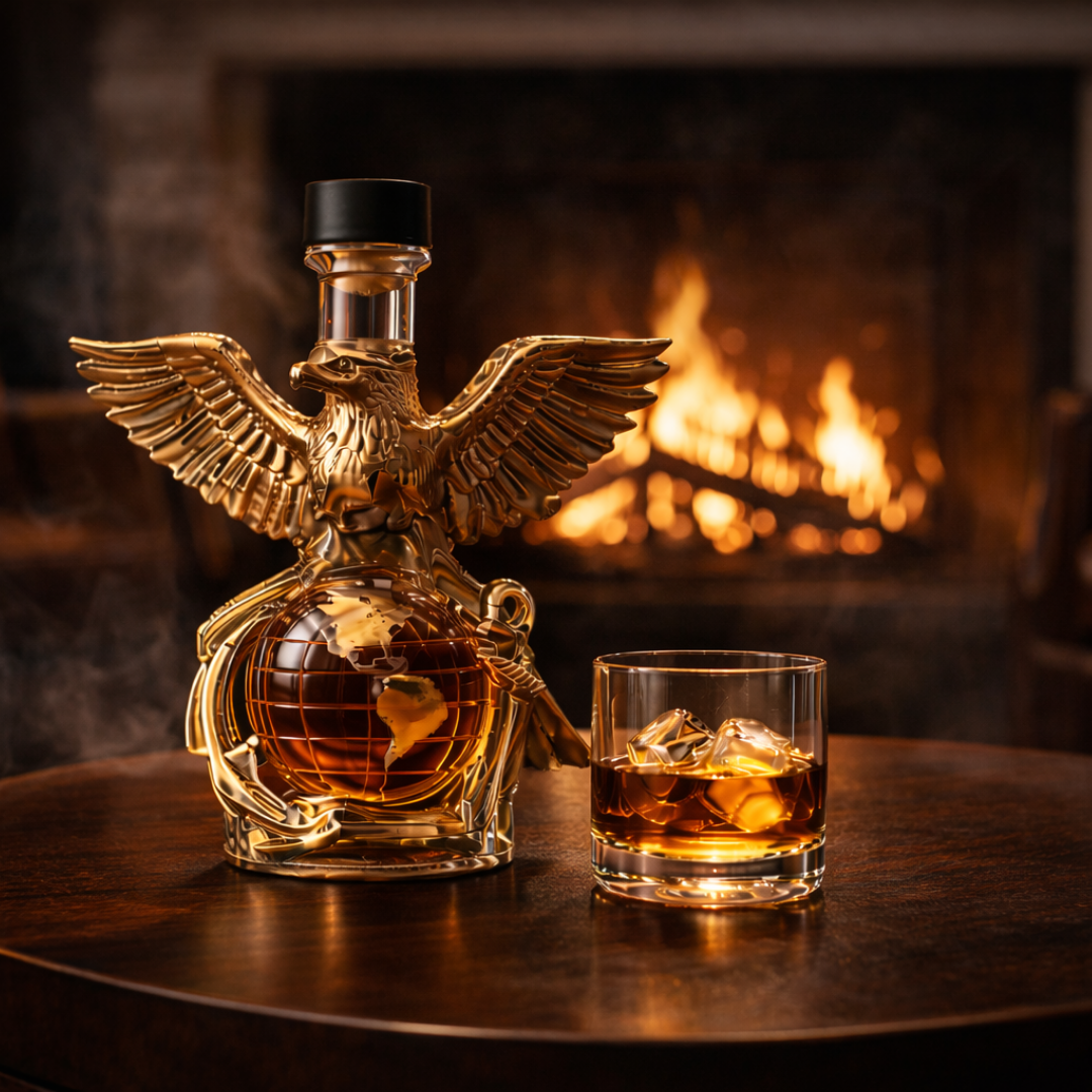 Adler-Edition Whisky-Flasche