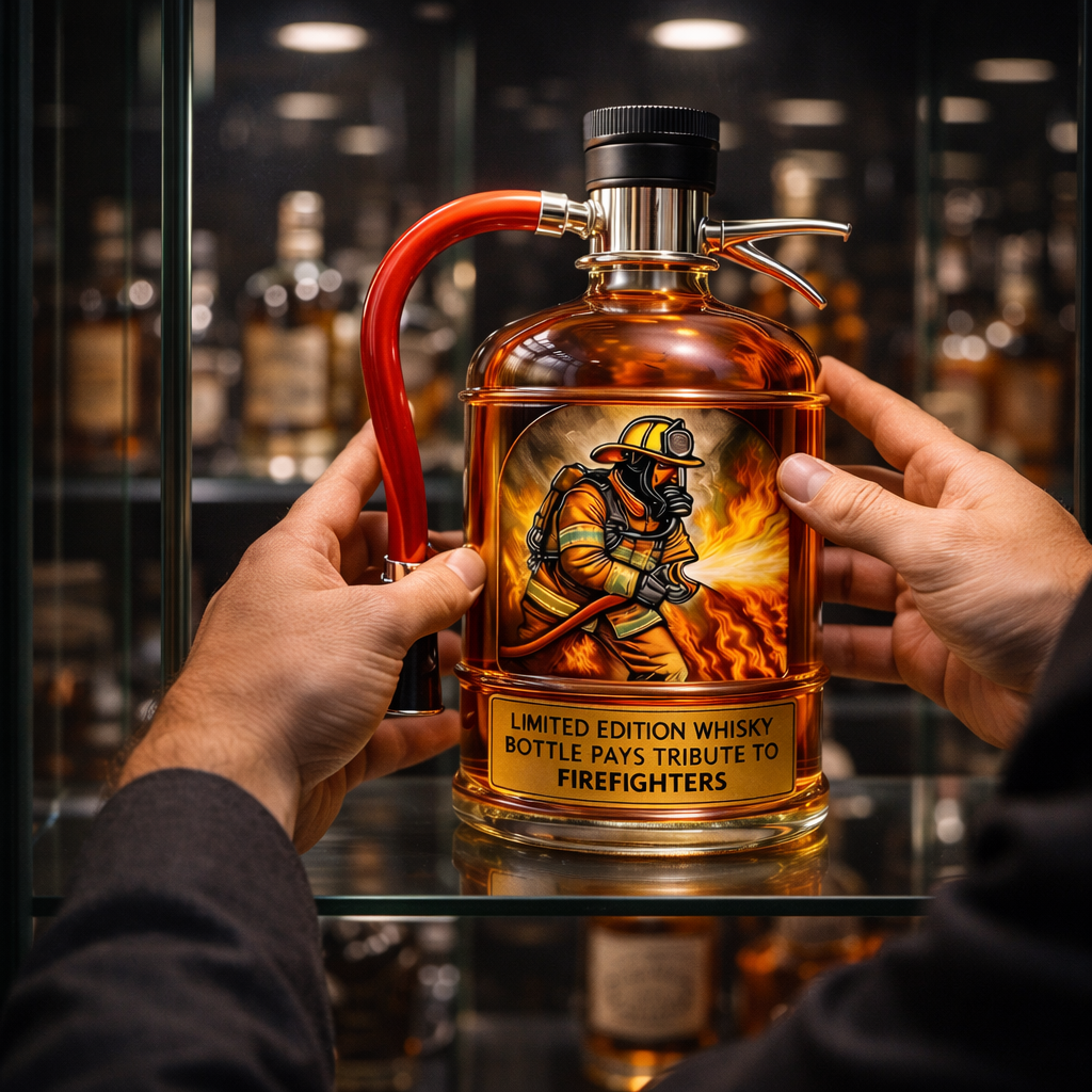 Whisky-Flasche - Feuerlöscher-Sonderausgabe