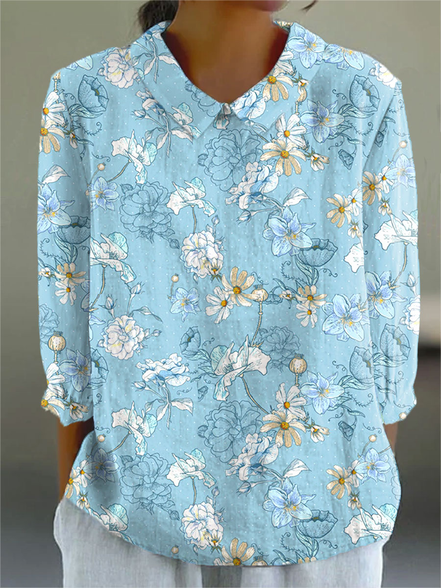 Hannah-Martha | Künstlerische Printbluse
