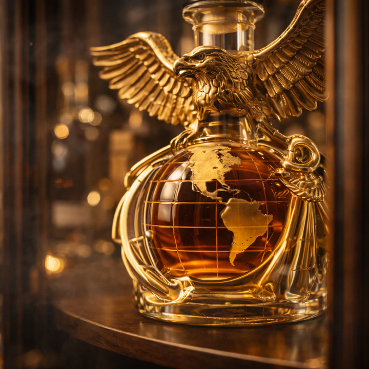 Adler-Edition Whisky-Flasche