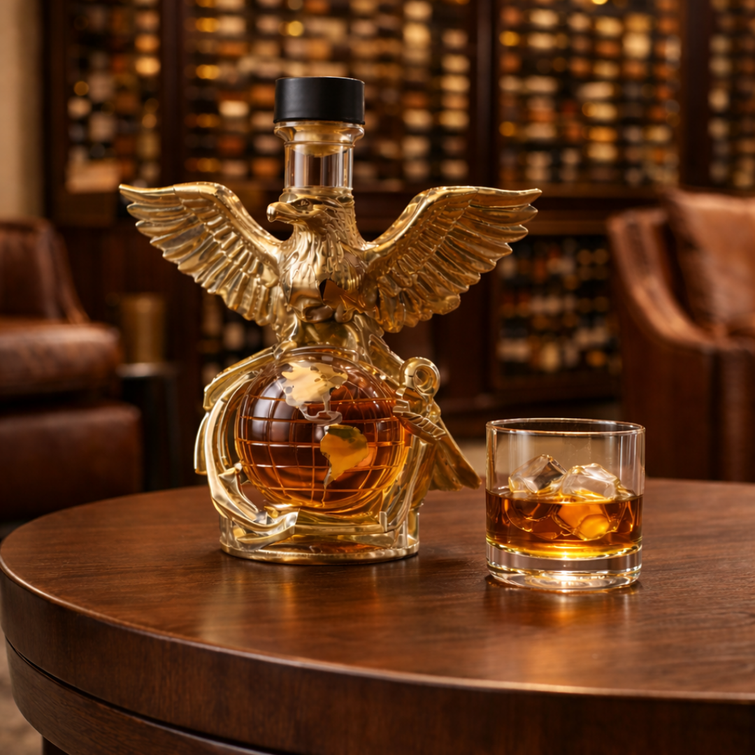Adler-Edition Whisky-Flasche