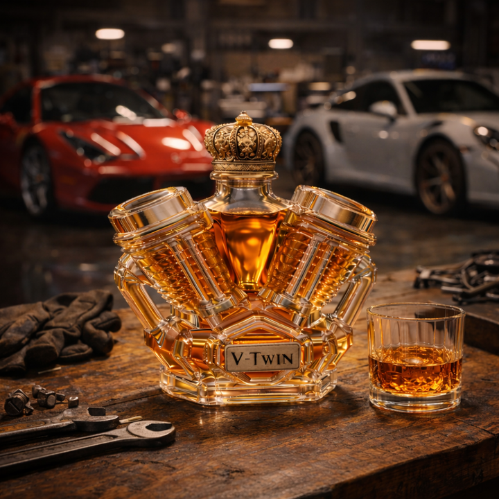 Whisky-Flasche - V8 Sonderausgabe