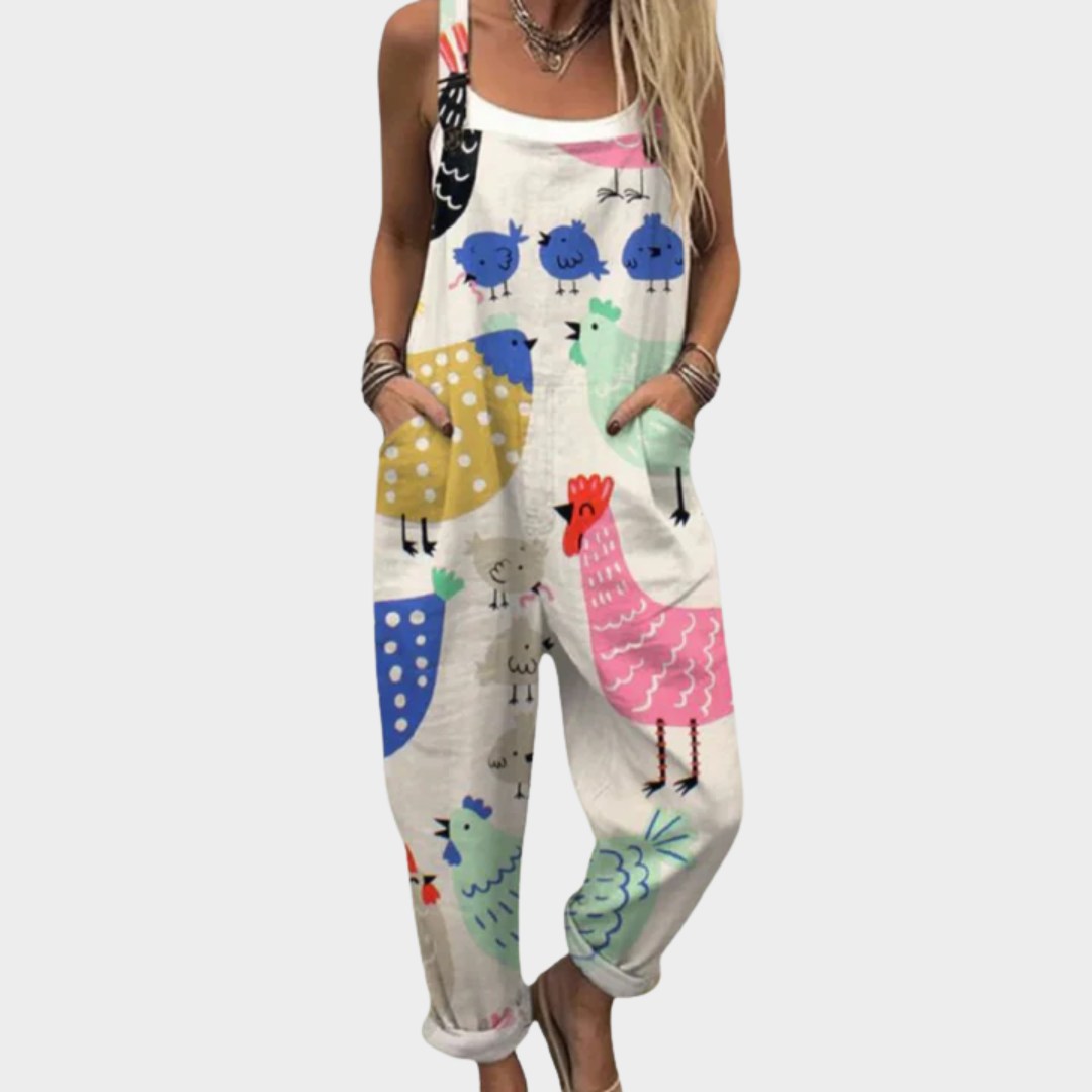 Bequeme bedruckte Overalls