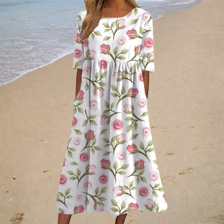 Elegantes langes Kleid – stilvoll und komfortabel