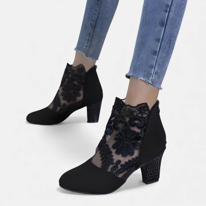 Kunigunde | Elegante, atmungsaktive orthopädische Absatzschuhe