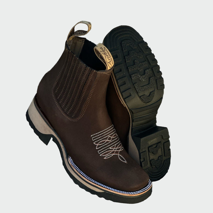 Carola | Leder Cowboystiefel
