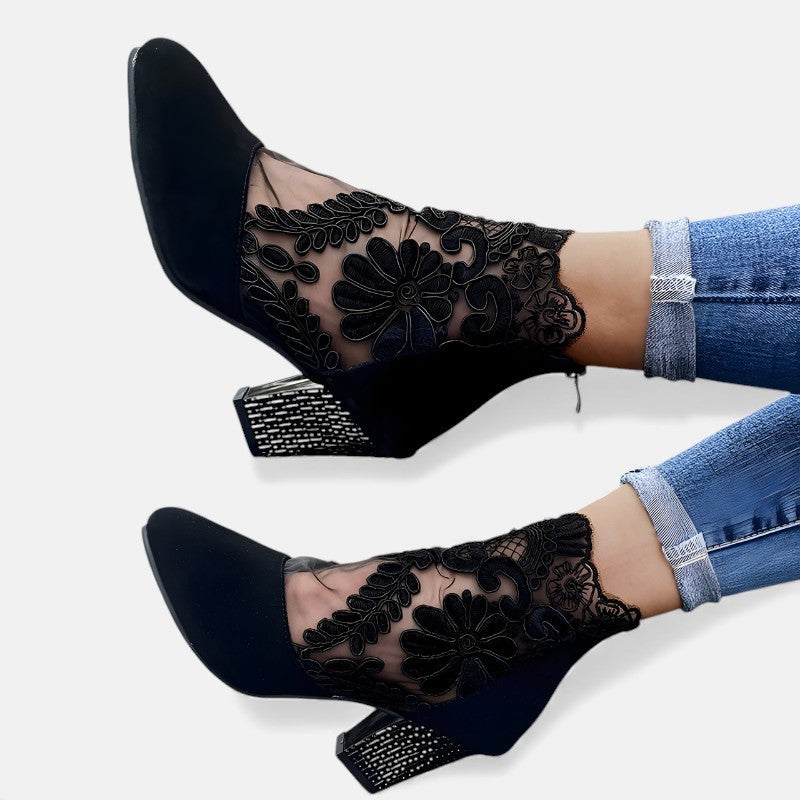 Kunigunde | Elegante, atmungsaktive orthopädische Absatzschuhe
