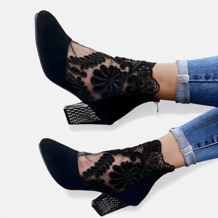 Kunigunde | Elegante, atmungsaktive orthopädische Absatzschuhe