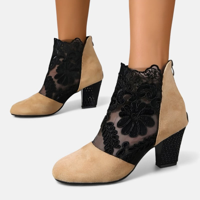 Kunigunde | Elegante, atmungsaktive orthopädische Absatzschuhe