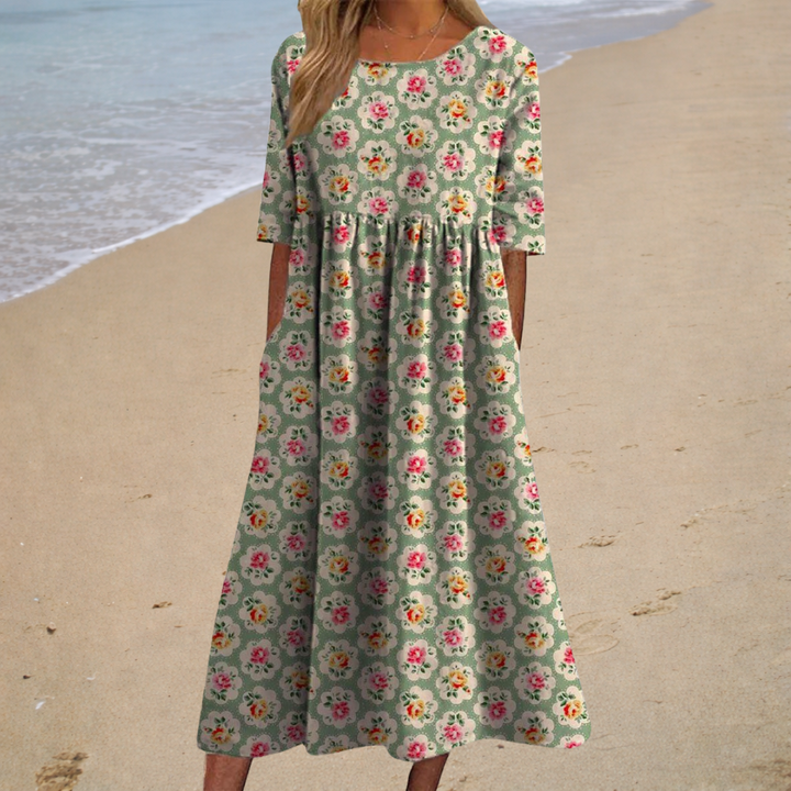 Elegantes langes Kleid – stilvoll und komfortabel