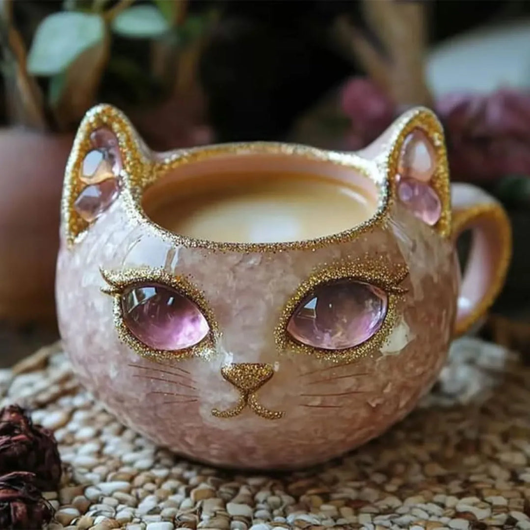 Stilvoller Katzenbecher