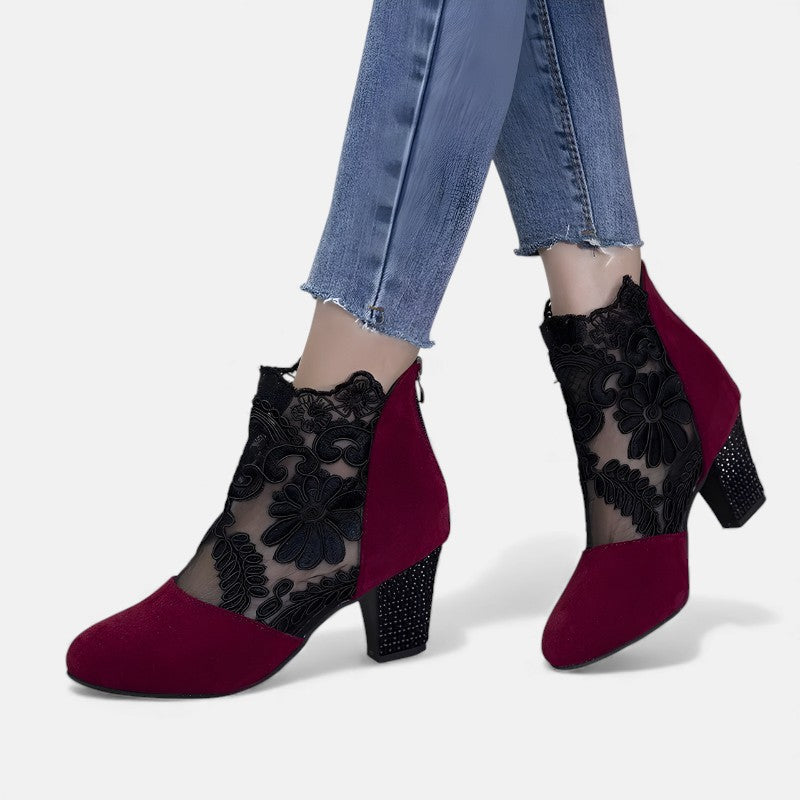 Kunigunde | Elegante, atmungsaktive orthopädische Absatzschuhe