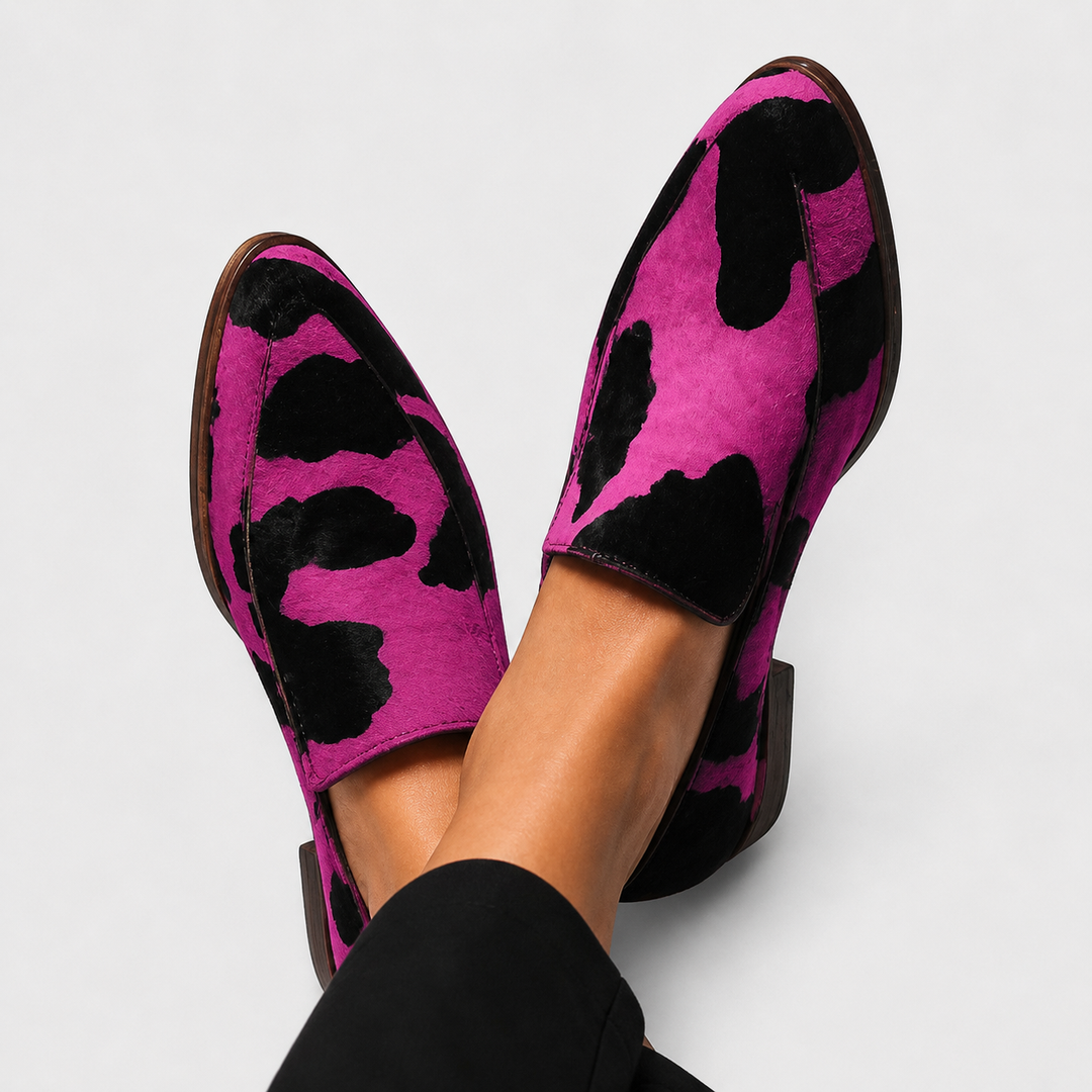Jule | Loafers im Kuhfell-Design