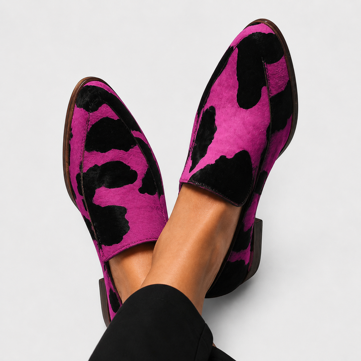 Jule | Loafers im Kuhfell-Design