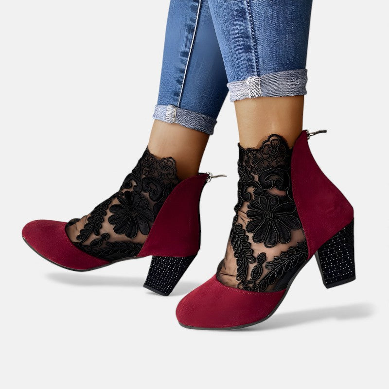 Kunigunde | Elegante, atmungsaktive orthopädische Absatzschuhe