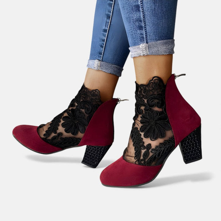 Kunigunde | Elegante, atmungsaktive orthopädische Absatzschuhe