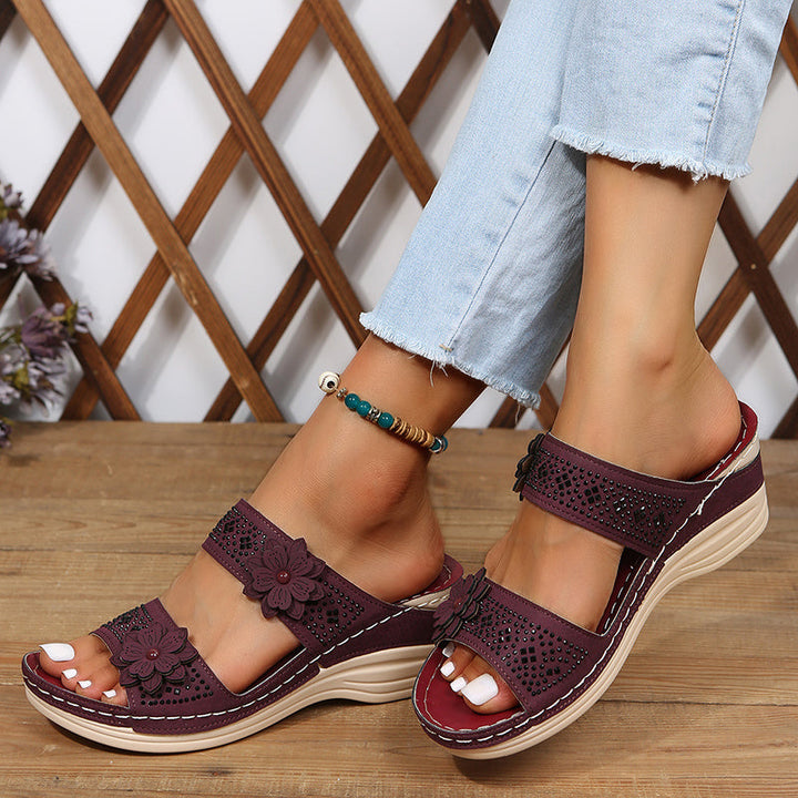 Charlotte | Komfortable Keilsandalen