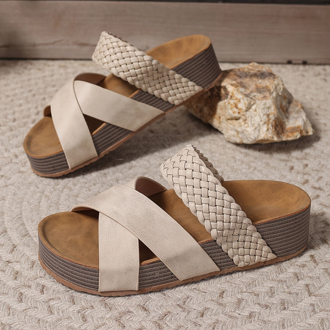 Elisabeth | Stilvolle geflochtene Sandalen