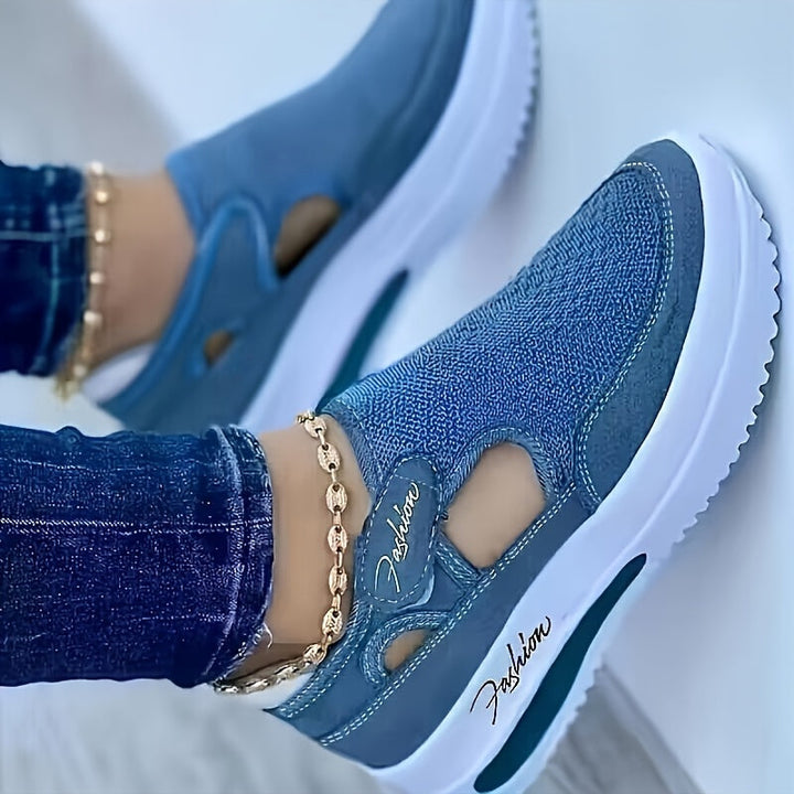 Mechthild | Komfortable, atmungsaktive Slip-On Sneakers