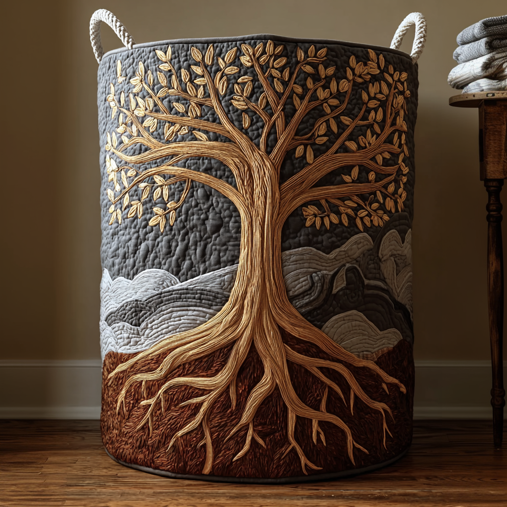 Lebensbaum | Handcrafted Laundry Basket