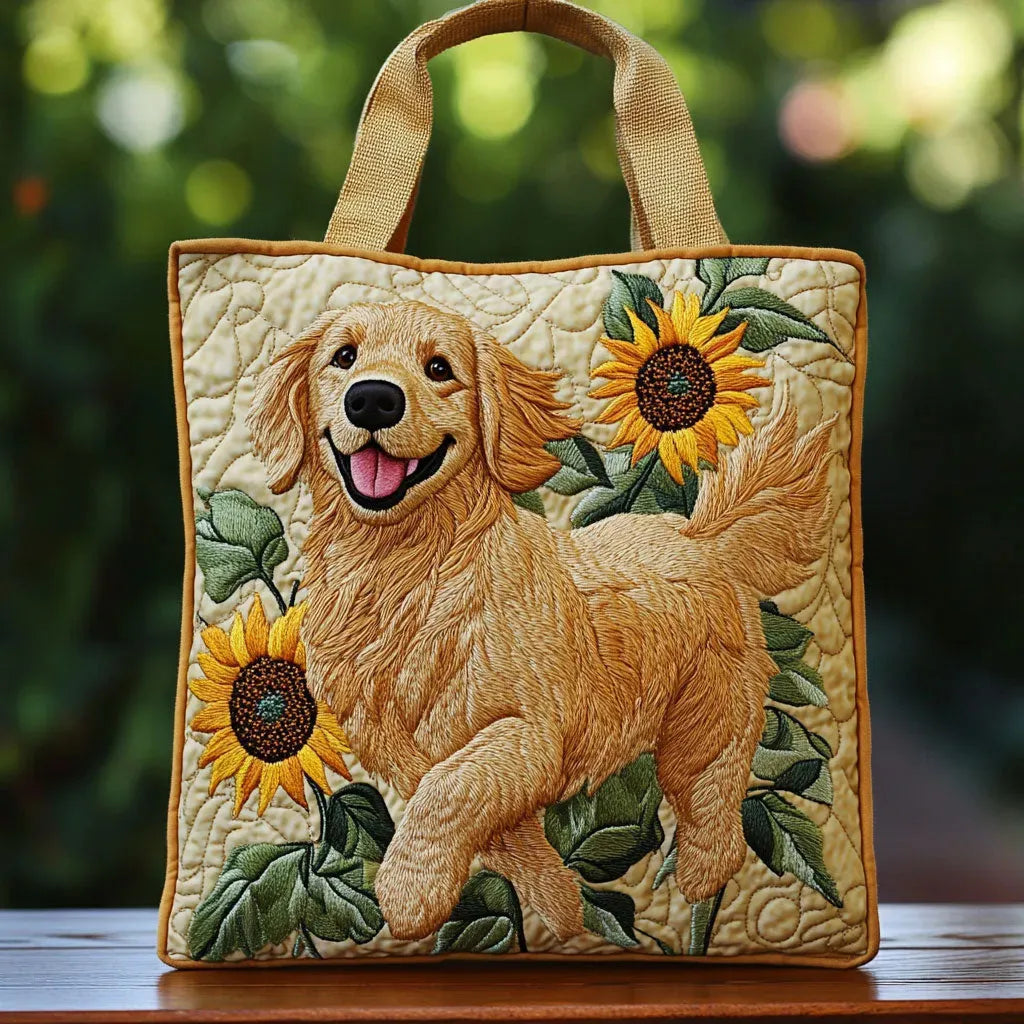 Handgefertigte Tasche – Golden-Retriever-Motiv