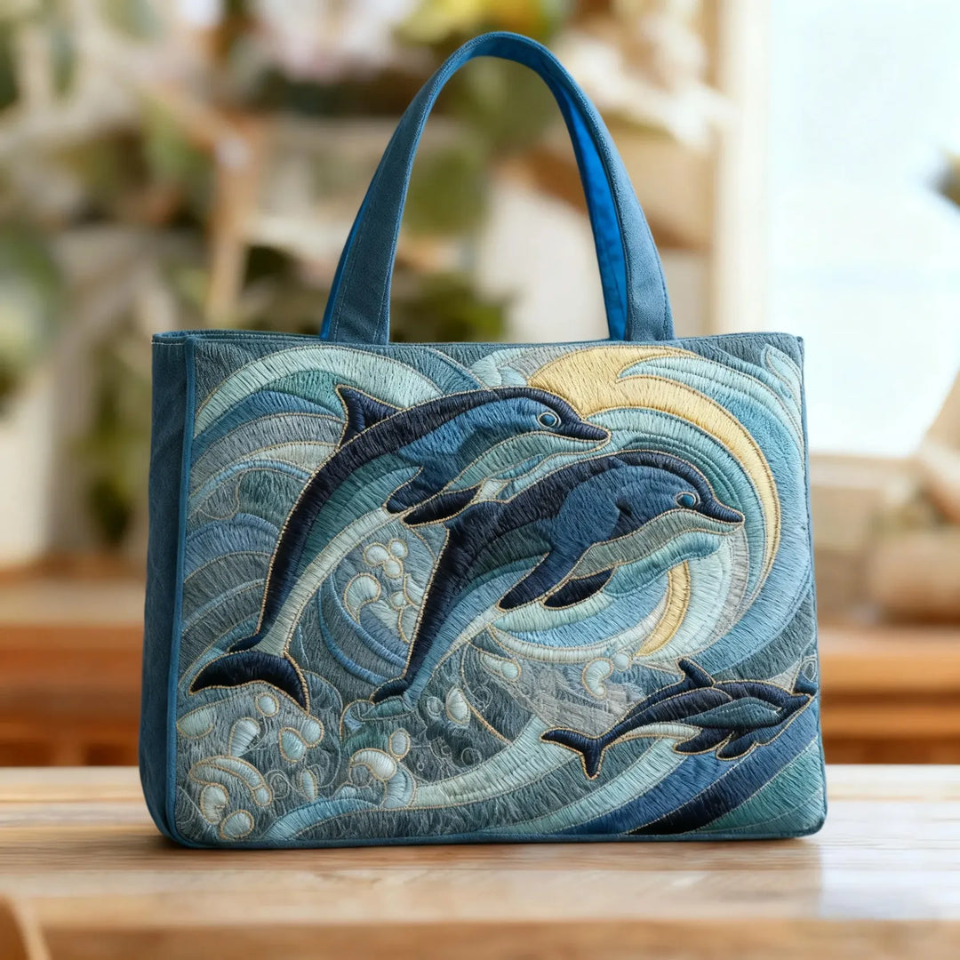 Ocean Dolphin Handtasche