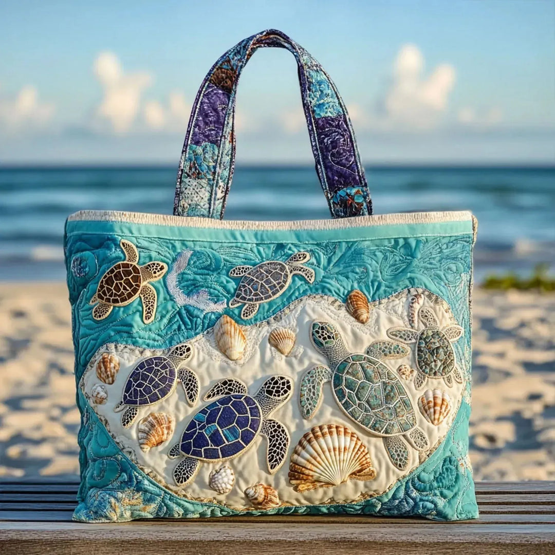Handgemachte Tasche - Leidenschaft für Schildkröten