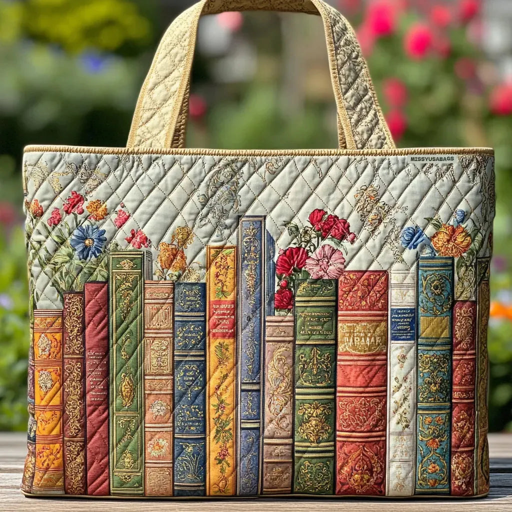 Polsterte Tasche - Magische Bibliothek