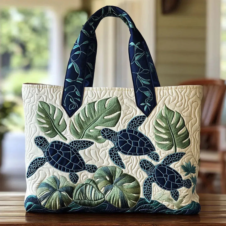 Handgemachte Tasche – Inspiriert von der Meeresschildkröte