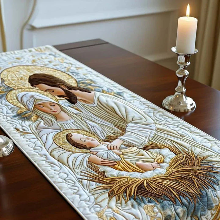 Polsternder Tischläufer - Bethlehem Licht