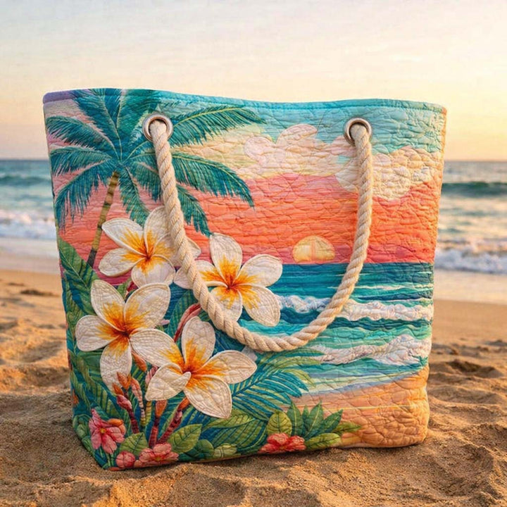 Handcrafted Beach Bag | Tropical Vibes