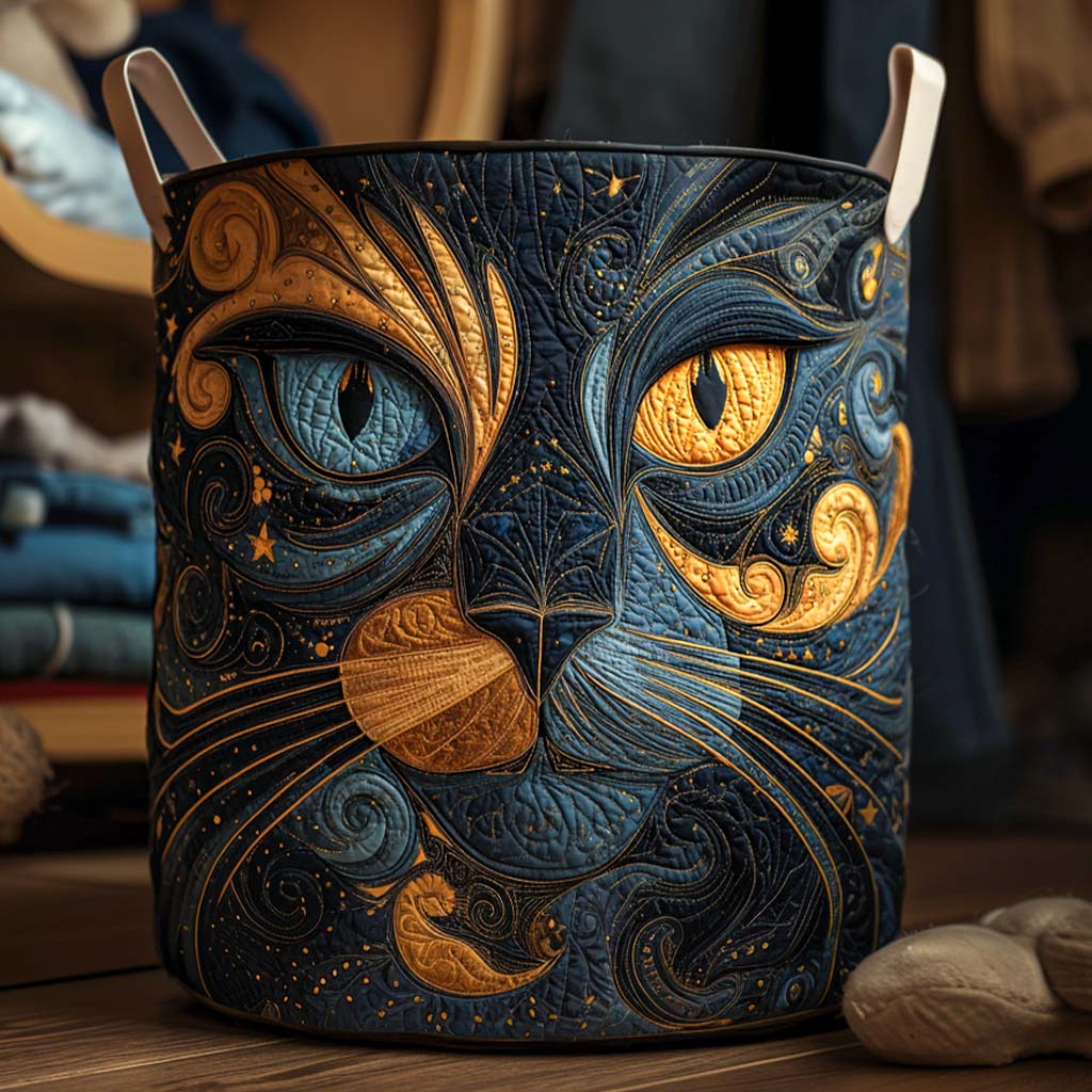 Galaktischer Katzen-Wäschekorb