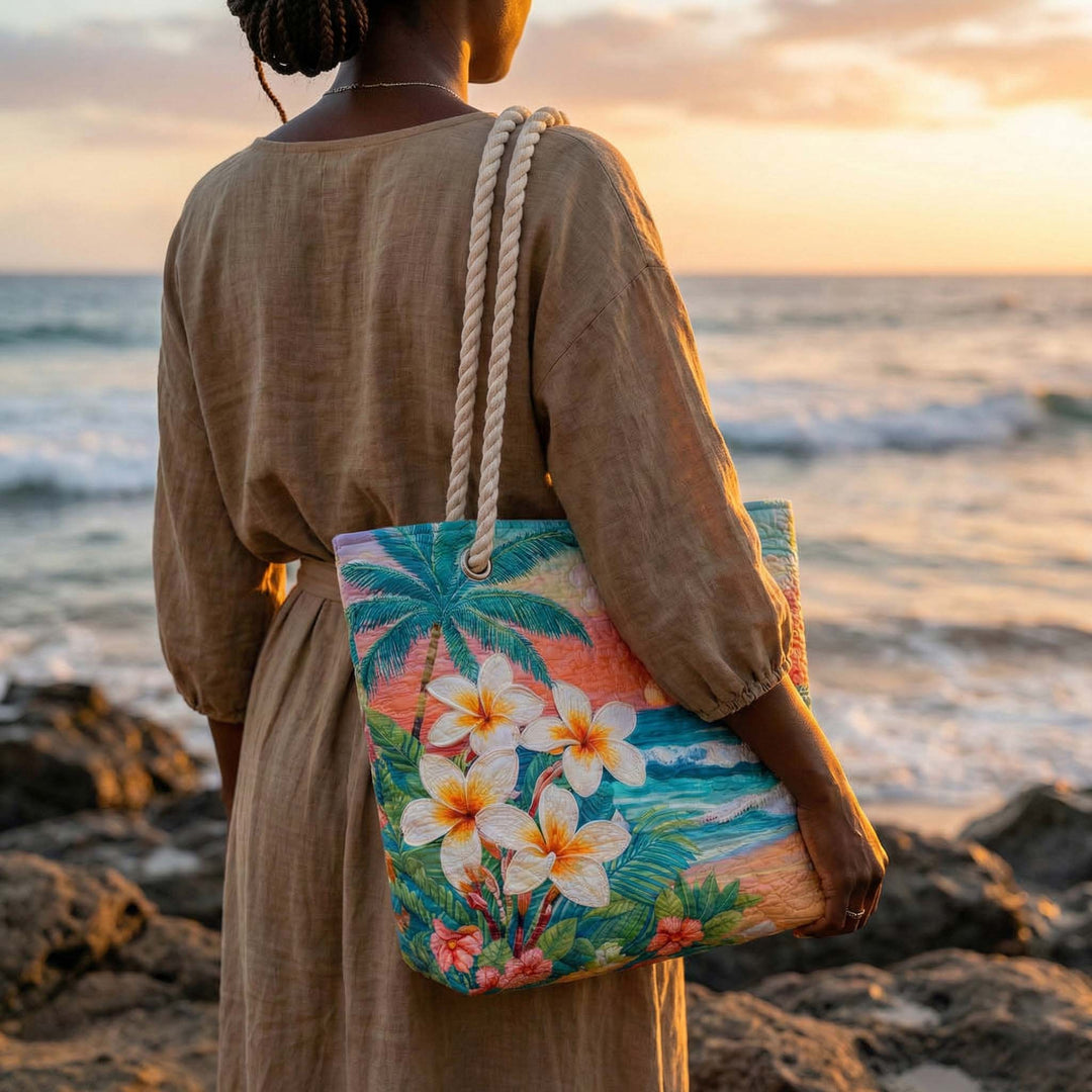 Handcrafted Beach Bag | Tropical Vibes