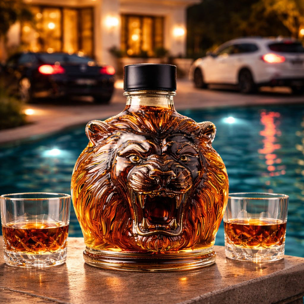 Löwenedition Whiskyflasche