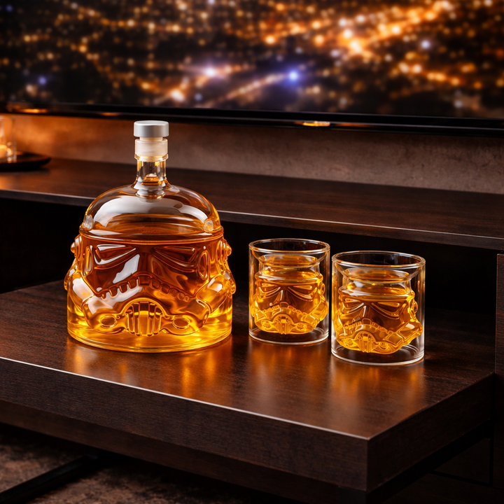 Whisky-Set: Flasche mit passenden Gläsern